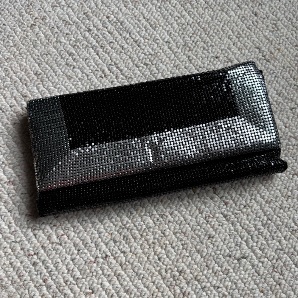 Black & Silver clutch purse